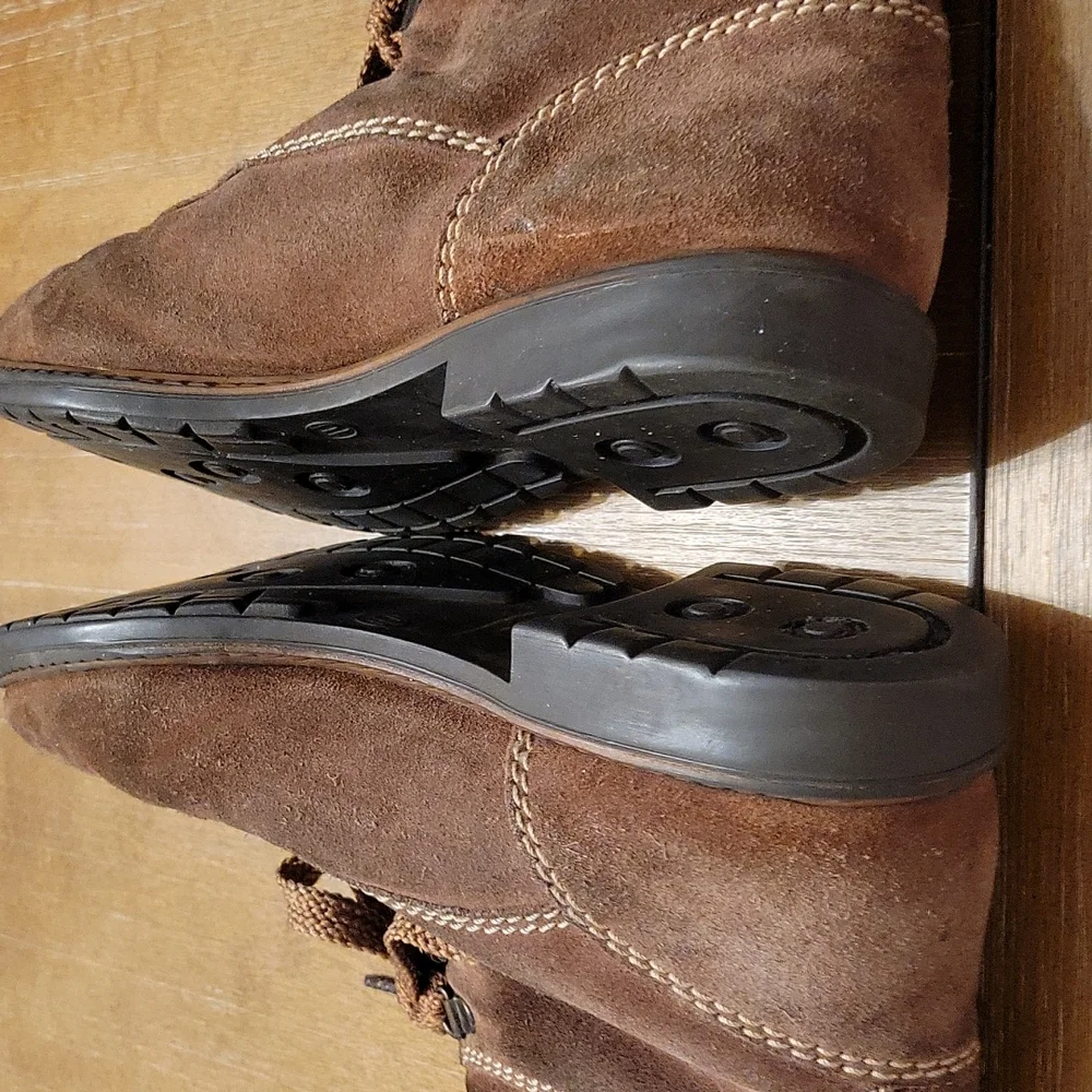 VINTAGE FAYVA SUEDE RIDING BOOTS - Picture 5 of 13